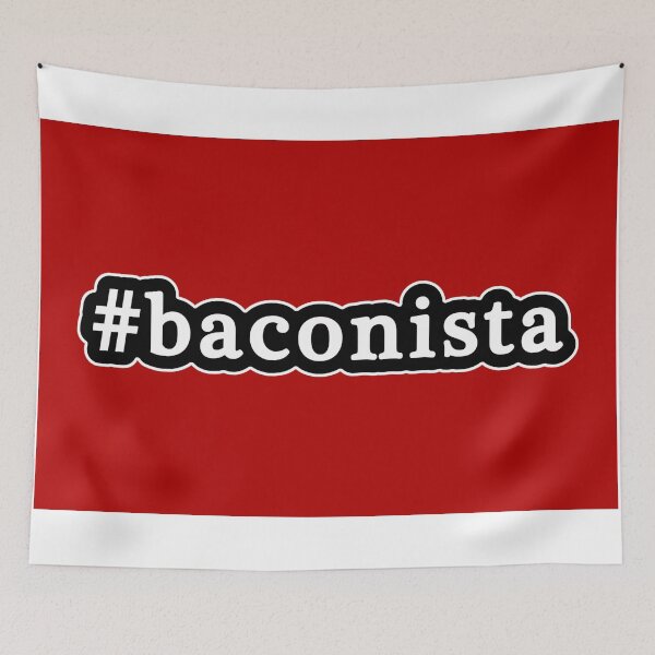 Item preview, Baconista - Hashtag - Black & White designed and sold by Graphix.
