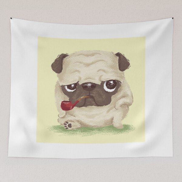 Item preview, Pug which held the pipe in its mouth designed and sold by Toru Sanogawa.