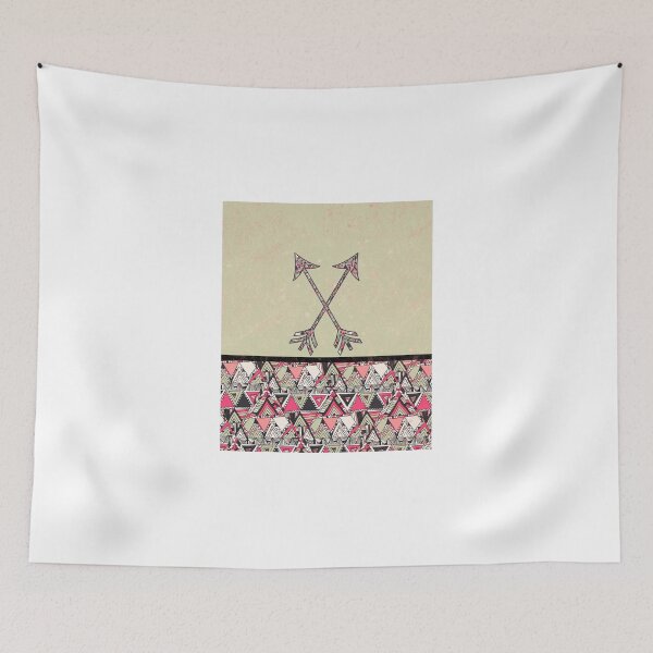 Item preview, Retro Tribal Arrows Vintage Earth Aztec Pattern designed and sold by GirlyTrend.