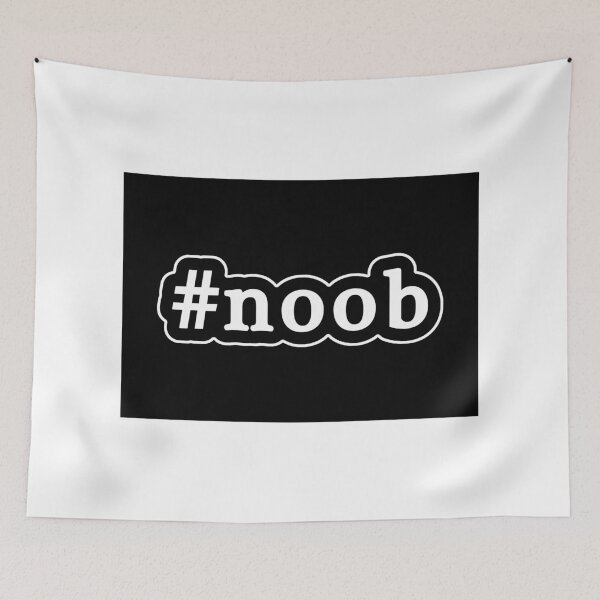 Item preview, Noob - Hashtag - Black & White designed and sold by Graphix.