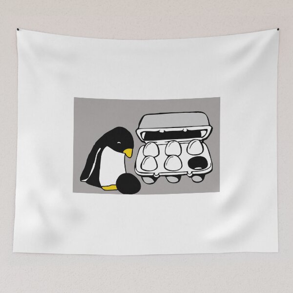 Item preview, LINUX TUX PENGUIN EGG BOX BLACK EGG designed and sold by SofiaYoushi.