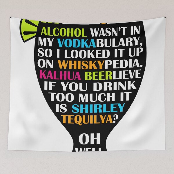 Item preview, Alcohol Is Shirley Tequilya designed and sold by mightyawesome.