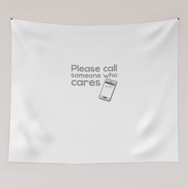 Item preview, PLEASE call someone who cares with mobile cell phone designed and sold by jazzydevil.