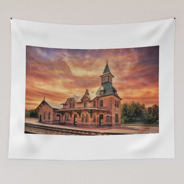 Item preview, Point Of Rocks Train Station designed and sold by Lois  Bryan.