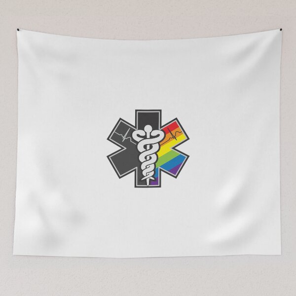 Item preview, LGBT Pride - Star of Life designed and sold by Derrick Burgess.