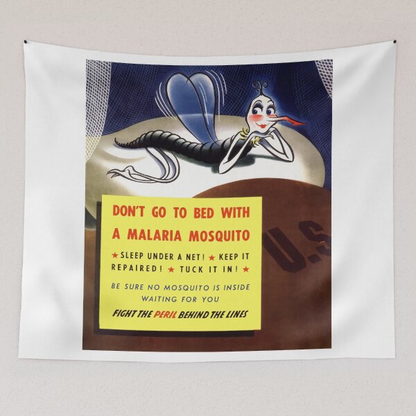 Item preview, Don't Go To Bed With A Malaria Mosquito designed and sold by warishellstore.