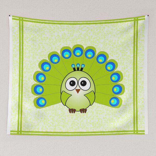 Item preview, Little Cute Peacock designed and sold by gracefullizard.
