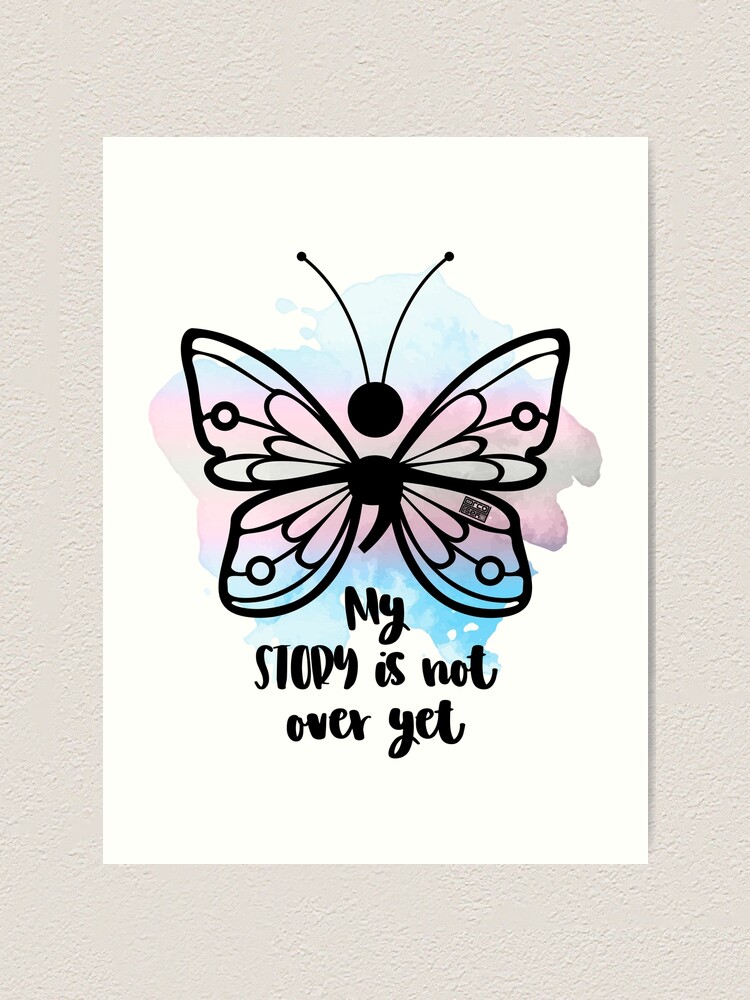 Butterfly (;) Depression Lgbt Transgender Pride Flag T-Shirt Butterfly (;) Depression Lgbt Transgender Pride Flag T-Shirt