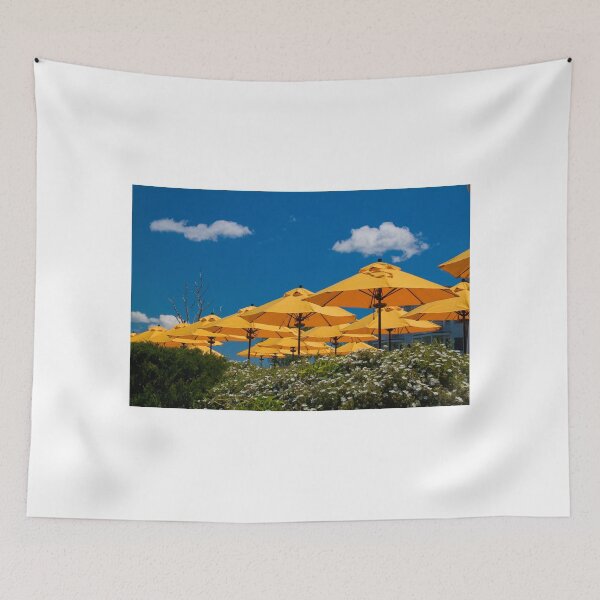 Item preview, USA. Maine. Bar Harbor. Yellow Umbrellas. designed and sold by vadim19.
