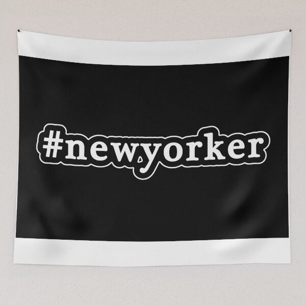 Item preview, New Yorker - Hashtag - Black & White designed and sold by Graphix.