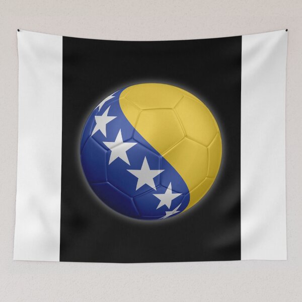 Item preview, Bosnia and Herzegovina - Bosnian Flag - Football or Soccer 2 designed and sold by Graphix.