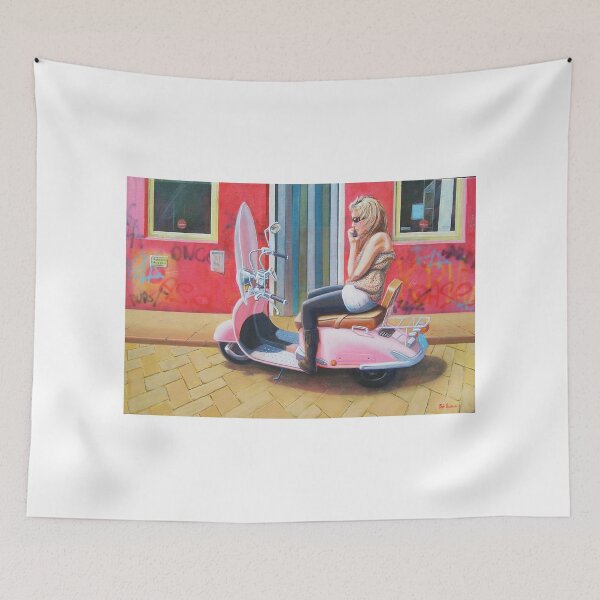 Item preview, Scootergirl designed and sold by Bob Hickman Artist.