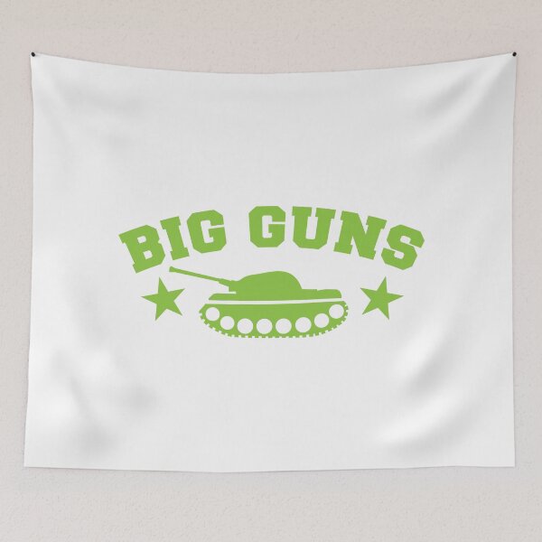 Item preview, BIG GUNS with military tank weapon designed and sold by jazzydevil.