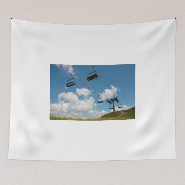 Item preview, Ski Lift on Monte Zoncolan in Summer designed and sold by jojobob.
