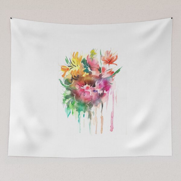 Item preview, Flowers. Watercolor illustration designed and sold by Teni.