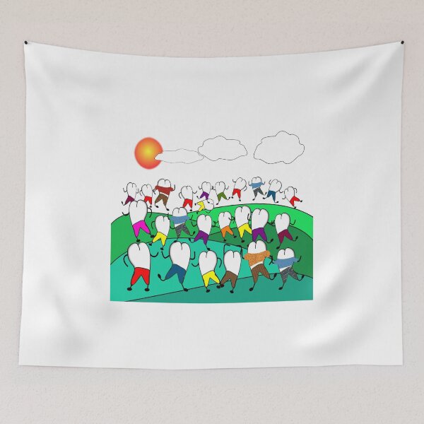 Item preview, Whimsical Dental Teeth Art designed and sold by gailg1957.