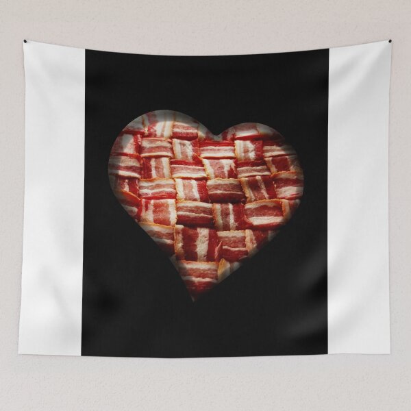 Item preview, Bacon - Heart - Woven Strips designed and sold by Graphix.