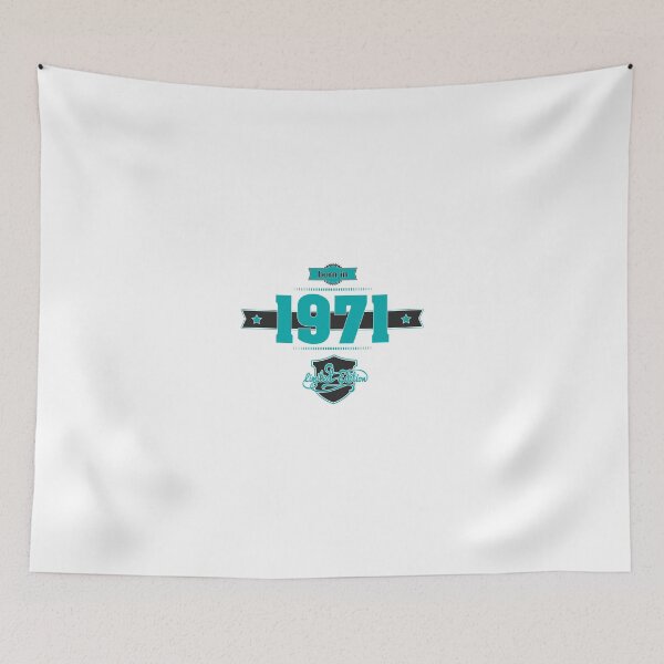 Item preview, Born in 1971 (Blue&Darkgrey) designed and sold by ipiapacs.