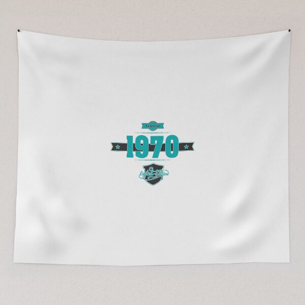 Item preview, Born in 1970 (Blue&Darkgrey) designed and sold by ipiapacs.