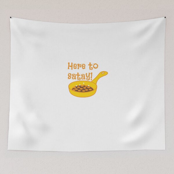 Item preview, Here to SATAY with frying pan cooking designed and sold by jazzydevil.