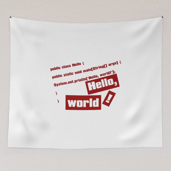 Item preview, Hello, World! designed and sold by auraclover.
