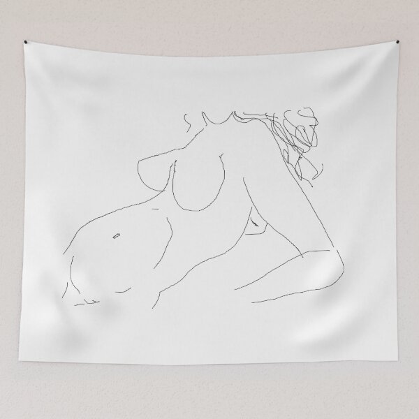 Item preview, Female Nude -(080214)- Digital artwork/MS paint designed and sold by paulramnora.