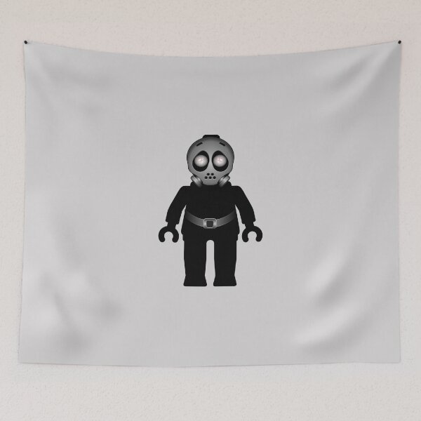Item preview, Zombie Apocalypse Hazmat Gas Mask Minifig designed and sold by ChilleeW.