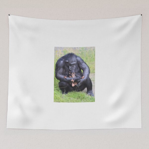 Item preview, Chimpanzee and Baby designed and sold by Sheila Smith.