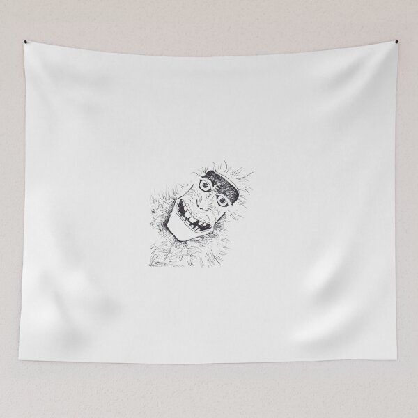 Item preview, Monkey Head Leaning In designed and sold by KitCatCards.
