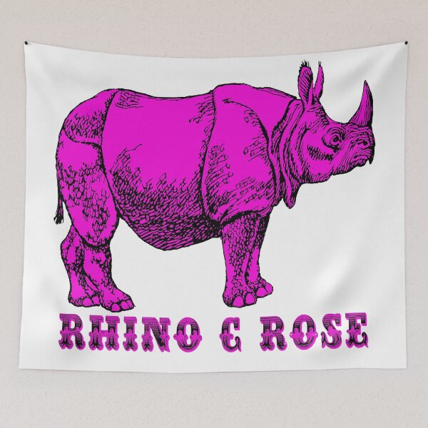 Aperçu de l'œuvre Rhinoceros, Rhino C Rose créée et vendue par antart ant.