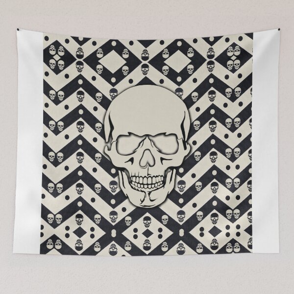 Item preview, Chevron Skull designed and sold by KristyPatterson.
