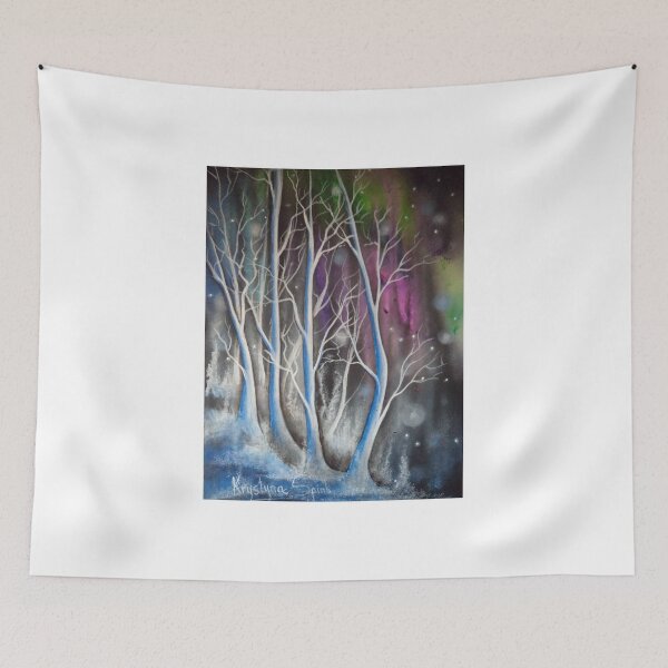 Item preview, Wondering Blue Trees designed and sold by Krystyna Spink.