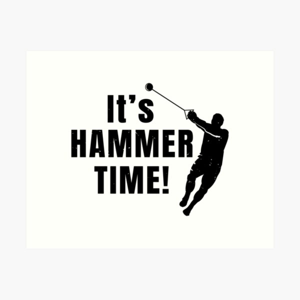 Item preview, Hammer Throw Hammer Time Athlete Gift designed and sold by oberdoofus.