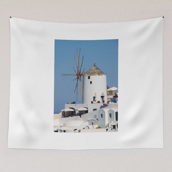 Aperçu de l'œuvre Windmill on Santorini créée et vendue par Carole-Anne.