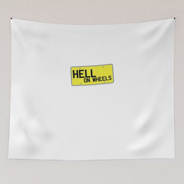 Item preview, HELL on WHEELS on a licence plate DRIVER! designed and sold by jazzydevil.