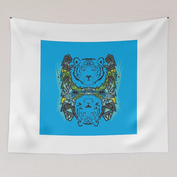 Item preview, Tigers - Blue designed and sold by Orna Artzi Shemesh.