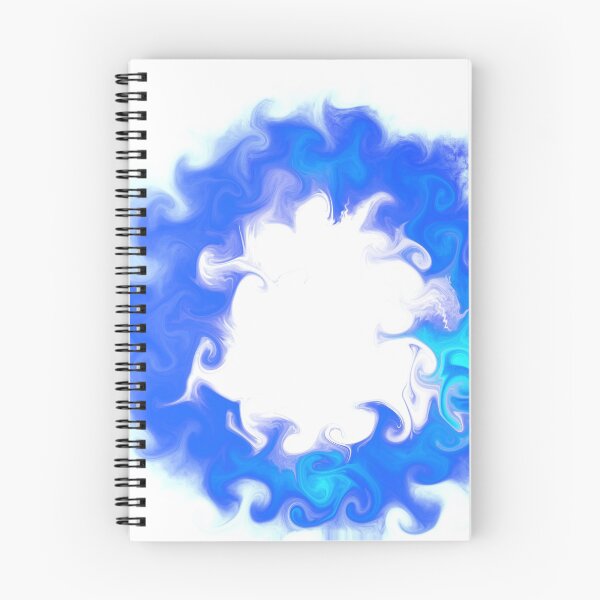 Item preview, Liquified blue and white absract explotion designed and sold by Tony  Ruther.