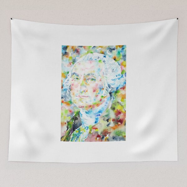 Item preview, GEORGE WASHINGTON - watercolor portrait designed and sold by lautir.