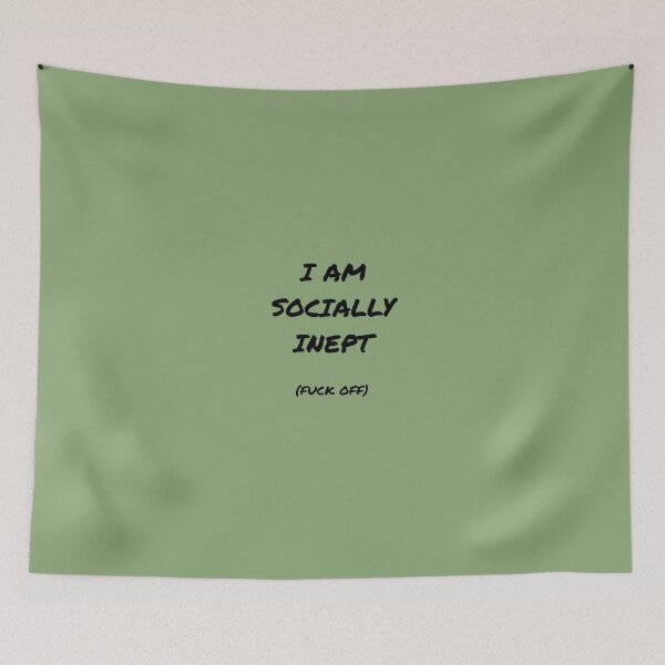 Item preview, Socially Inept - Impolite designed and sold by andrewalcock.