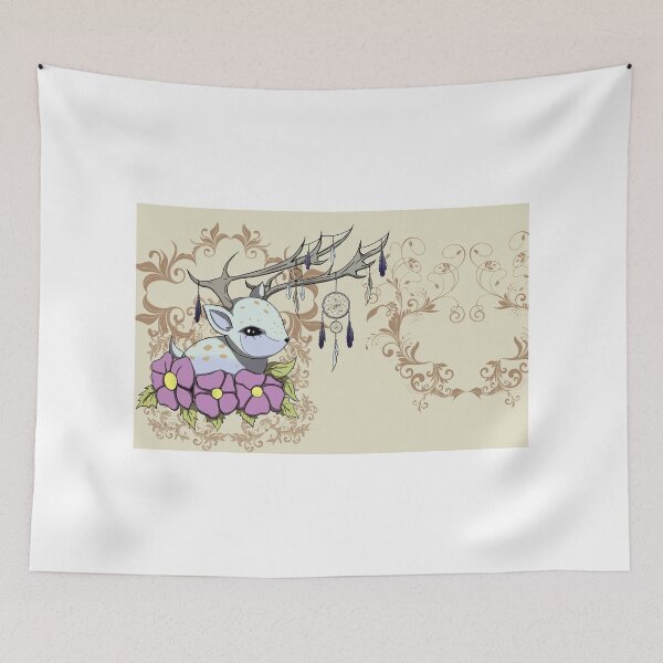 Item preview, Dreamcatcher Fawn designed and sold by Bianca Loran.