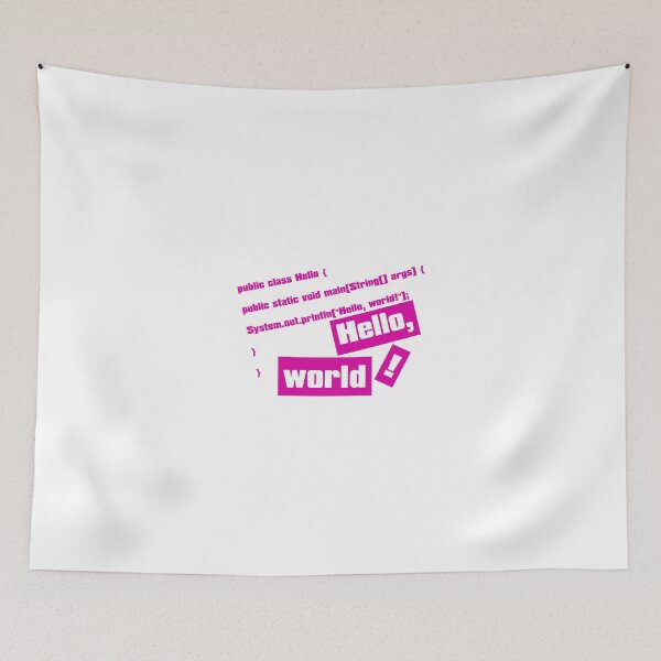 Item preview, Hello, World! designed and sold by auraclover.