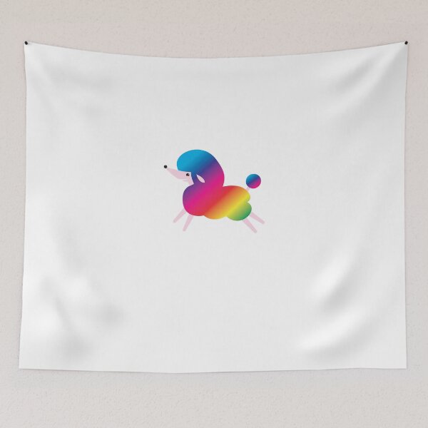 Item preview, RAINBOW poodle super cute! designed and sold by jazzydevil.