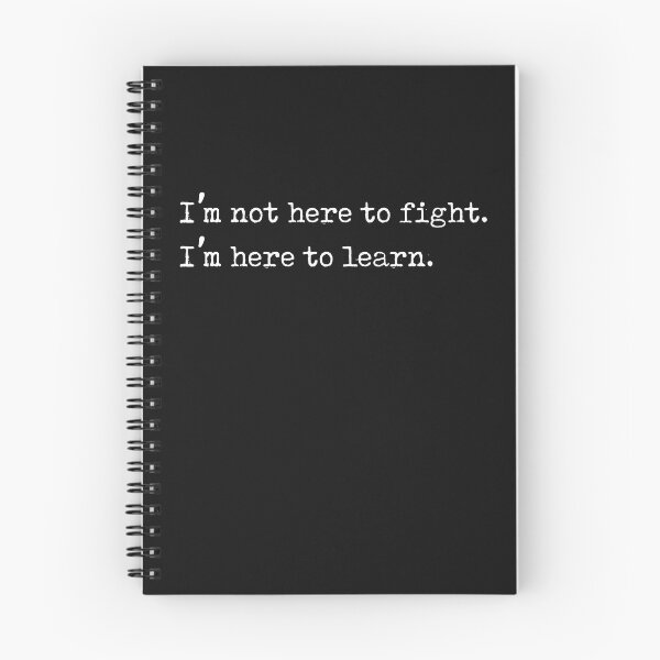 Item preview, I'm Here to Learn, Not to Fight Anti Bullying Gift  designed and sold by Freid.