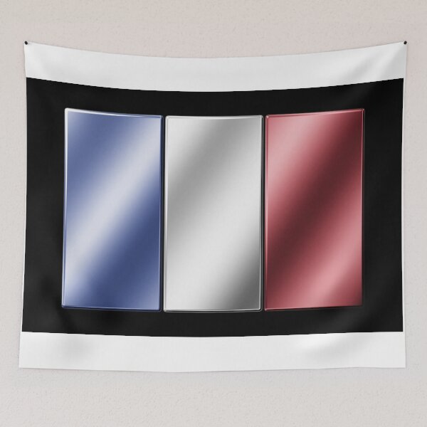 Item preview, French Flag - France - Metallic designed and sold by Graphix.