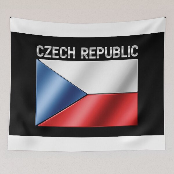 Item preview, Czech Republic - Czech Flag & Text - Metallic designed and sold by Graphix.