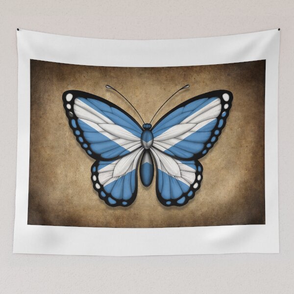 Artikelvorschau, Schottische Flagge Schmetterling entworfen und verkauft von JeffBartels.