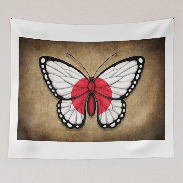 Item preview, Japanese Flag Butterfly designed and sold by JeffBartels.