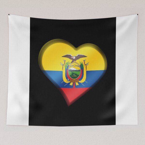 Item preview, Ecuadorian Flag - Ecuador - Heart designed and sold by Graphix.