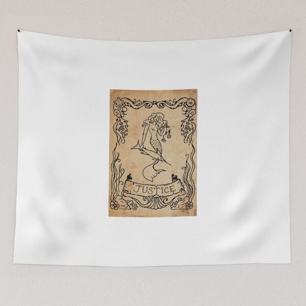 Item preview, Mermaid Tarot: Justice designed and sold by SophieJewel.