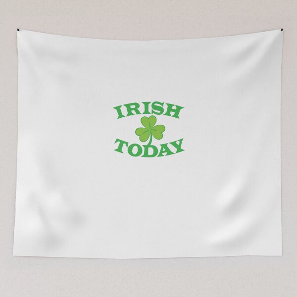 Item preview, IRISH today with cute shamrock designed and sold by jazzydevil.